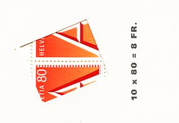 Francobolli: SBK95/ZNr.62 - 1994 Colore bianco/testo, posta prioritaria