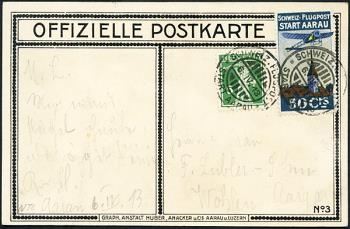Francobolli: FI - 1913 Il precursore Aarau