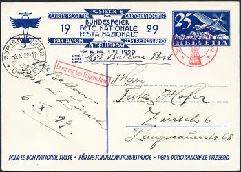 Briefmarken: BK49I - 1929 Fahnenaufzug