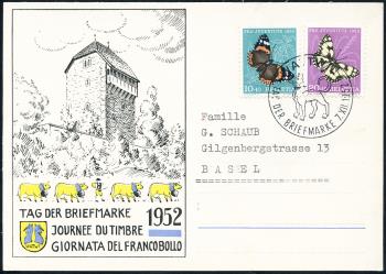 Stamps: TdB1952 -  Wattwil 7.XII.1952