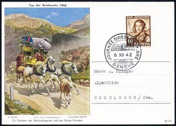 Stamps: TdB1942D -  Geneva 6.XII.1942