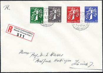Francobolli: 228z-239 - 1939 Esposizione nazionale svizzera a Zurigo