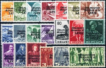 Briefmarken: OMS6-OMS25 - 1948-1950 OMS, Technik und Landschaft
