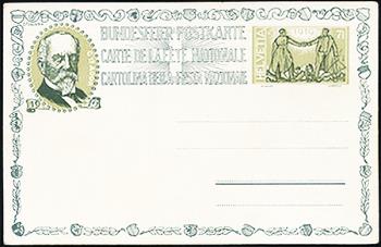 Stamps: BK27a - 1919 Gottfried Keller 1889 (Böcklin)