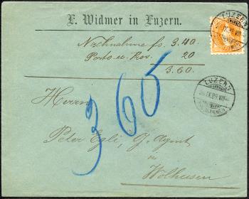 Briefmarken: 66B - 1888 weisses Papier, 11 Zähne, KZ B