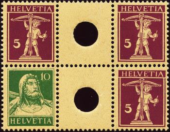 Briefmarken: S28+32 -  Mit kleiner Lochung