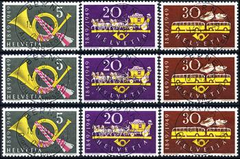 Stamps: 291-293 - 1949 100 years Federal