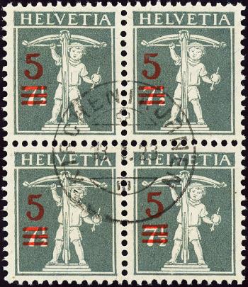 Thumb-1: 148II - 1921, Aufbrauchsausgaben mit neuen Wertaufdrucken