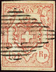 Briefmarken: 20.2.01-T9 MM-II - 1852 Rayon III mit grosser Wertziffer