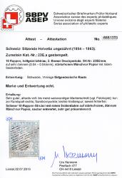 Thumb-3: 23Ea-SH23B2mm - 1856, Estampe de Berne, 2e période d'impression, papier de Munich