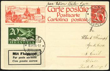 Francobolli: RF25.6 b. - 15. Juni 1925 Ginevra-Basilea