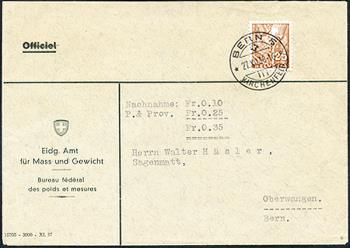 Thumb-1: BV6 - 1935-1937, Freimarken mit eingelochtem Kreuz