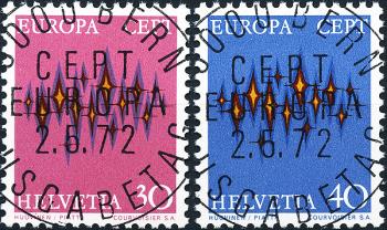 Timbres: 509-510 - 1972 L'Europe