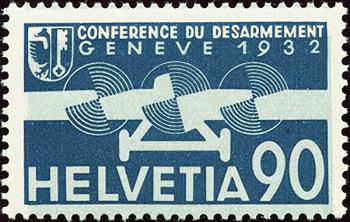 Francobolli: F18.1.09 - 1932 Emissione commemorativa per la conferenza sul disarmo di Ginevra