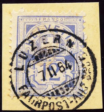 Briefmarken: 56 - 1882 weisses Papier, KZ A