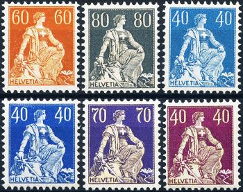 Stamps: 140-176 - 1918-1925 fiber paper