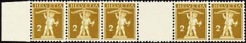 Stamps: SXVI -  Tellknabe, without perforation