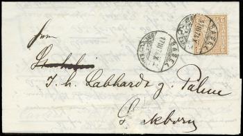 Briefmarken: 37a - 1874 Weisses Papier