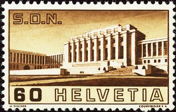 Timbres: 213.2.01 - 1938 Palais de la Société des Nations
