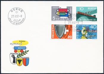 Thumb-1: 328-331 - 1957, Promotional and commemorative stamps