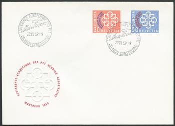 Thumb-1: 349-350 - 1959, Europe, Conference of European PTT Administrations
