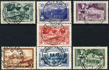 Stamps: 129-179 - 1914-31 mountain landscapes