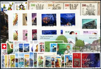 Timbres: CH2018 - 2018 compilation annuelle