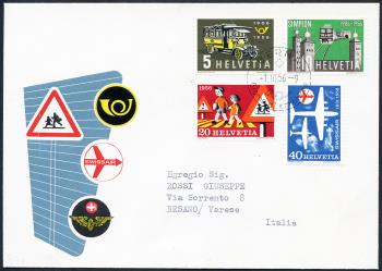 Thumb-1: 324-327 - 1956, Promotional and commemorative stamps