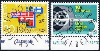 Thumb-1: 446-447 - 1967, Werbe- und Gedenkmarken