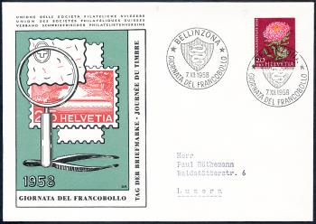 Briefmarken: TdB1958 -  Bellinzona 7.XII.58