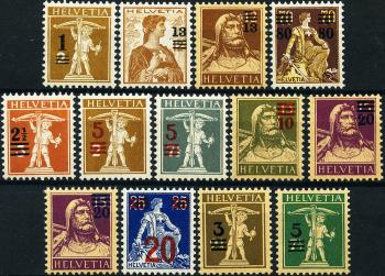 Stamps: 132-181 - 1915-1930 Usage issues with new overprints