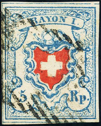 Timbres: 17II.1.01,2.10-T17 C2-LO - 1851 Rayon I, sans frontière