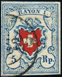 Timbres: 17II.1.01-T17 C2-RO - 1851 Rayon I, sans frontière