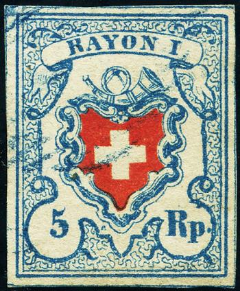 Stamps: 17II.3.16-T4 C1-RU - 1851 Rayon I, without cross border