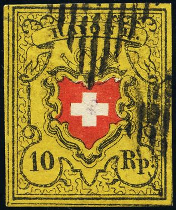 Stamps: 16II.1.02-T17 B1-RO - 1850 Rayon II, without cross border