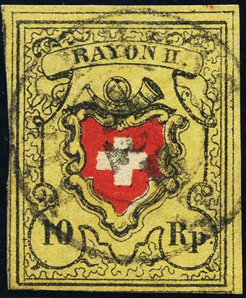 Briefmarken: 16II.1.02-T8 E-LO - 1850 Rayon II, ohne Kreuzeinfassung