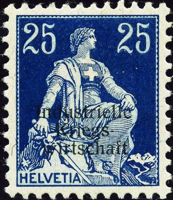 Stamps: IKW7 - 1918 Industrial wartime economy, overprint thin font
