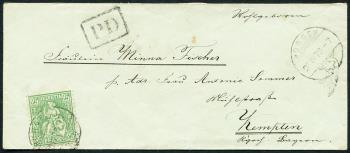 Briefmarken: 40 - 1868 Weisses Papier