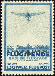Timbres: FII - 1913 Précurseur Bâle
