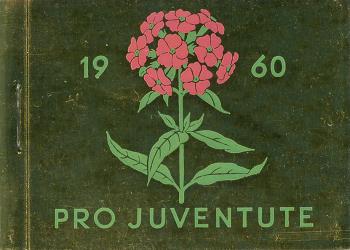 Stamps: JMH9 - 1960 Pro Juventute, phlox, gold