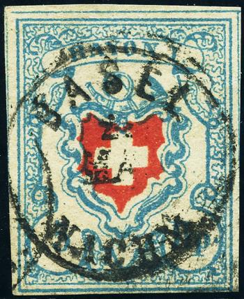 Timbres: 17II-T3 C2-LU - 1851 Rayon I, sans frontière