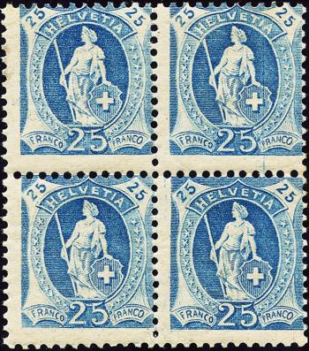 Briefmarken: 95A.2.26 - 1908 Faserpapier, 14 Zähne, WZ