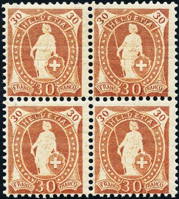 Briefmarken: 96A.2.22/I - 1907 Faserpapier, 14 Zähne, WZ