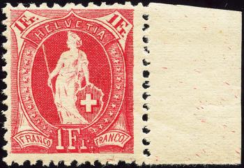 Stamps: 91C - 1907 white paper, 14 teeth, WZ