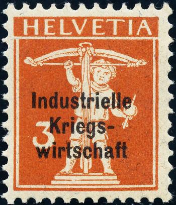 Thumb-1: IKW9 - 1918, Economia industriale in tempo di guerra, sovrastampa in grassetto