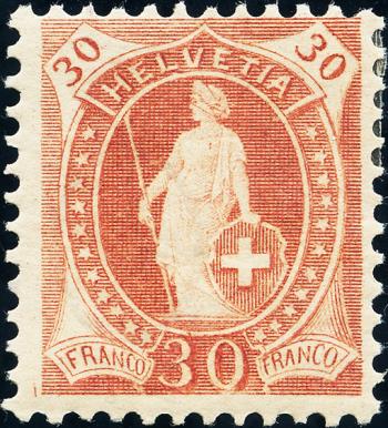 Thumb-1: 68E - 1901, weisses Papier, 14 Zähne, KZ B