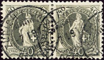 Stamps: 69A - 1882 white paper, 14 teeth, KZ A