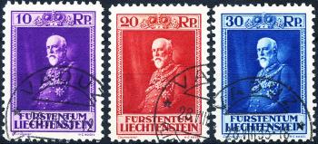 Thumb-1: FL101-FL103 - 1933, 80th birthday of Prince Franz I