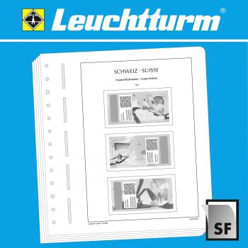 Francobolli: 368986 - Leuchtturm 2022 Addendum speciale Svizzera CRYPTO, con buste protettive SF (CH2022/CR)
