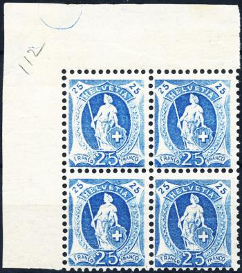 Thumb-1: 95B - 1908, Faserpapier, 13 Zähne, WZ